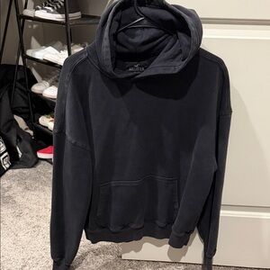 Hollister Men's Dark Hoodie